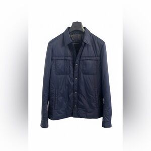 Massimo Dutti Dark Blue Lightweight Jacket